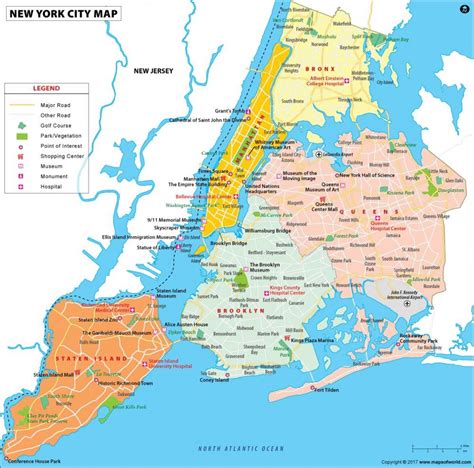 new york new york map.